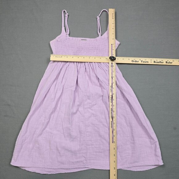 Billabong Small Lilac Purple Sleeveless Dress Cotton Summer Sun Skater - Picture 4 of 4